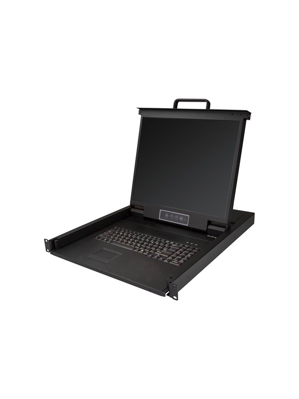 StarTech.com 1U 19" Rackmount LCD Console - USB + PS/2 - KVM console - 19"