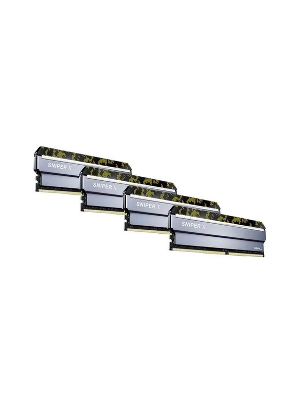 G.skill Sniper X Ddr4 3600 64gb Cl19 Quad Channel 4 Pcs Intel Xmp Silver