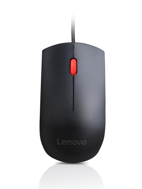 Lenovo Essential USB Mouse - Mouse - Optic - 3 knappar - Svart