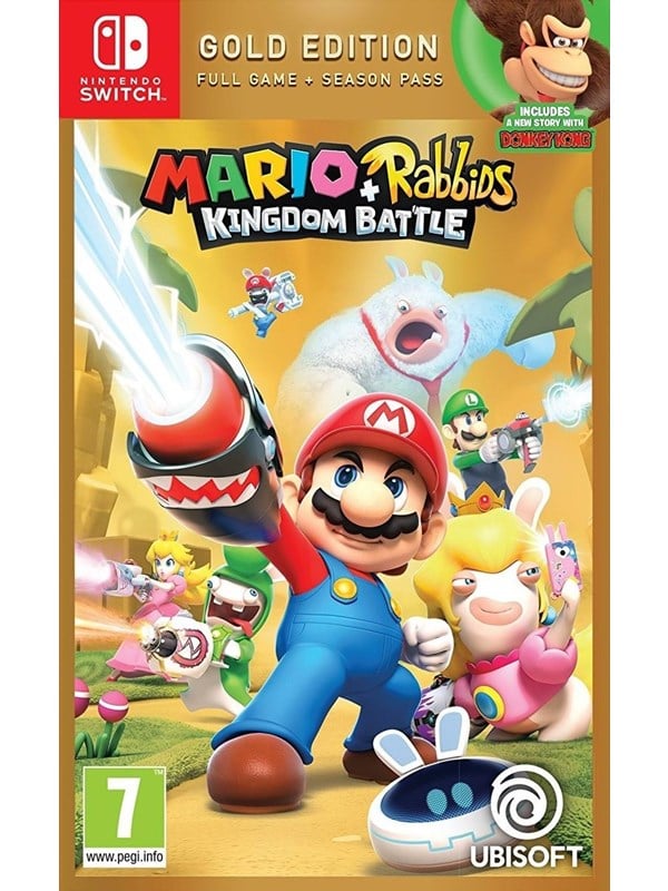 Produktfoto för Mario + Rabbids: Kingdom Battle (Gold Edition) - Nintendo Switch - Action