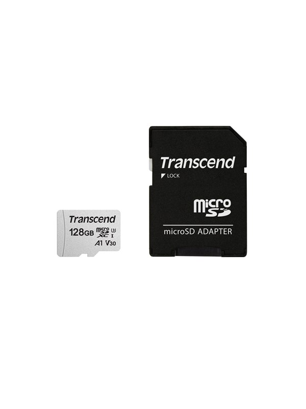 Transcend 300s Microsd/sd 100mb/s 128gb