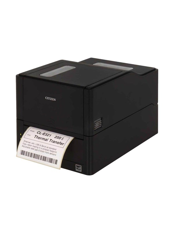 Citizen Systems CL-E321 Label Printer Black (LAN/ USB/ Serial)