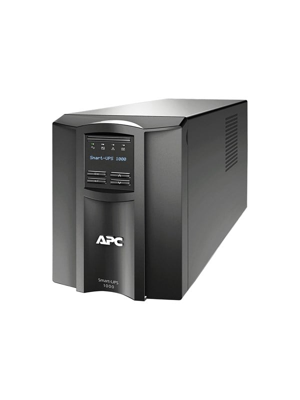 Produktfoto för APC Smart-UPS SMT1000IC - UPS - AC 220/230/240 V - 700 Watt - 1000 VA - RS-232, USB - utgångskontakter: 8 - svart - med APC SmartConnect