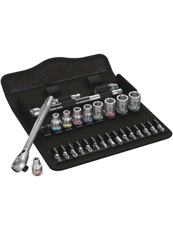 Wera 8100 SA 11 Zyklop Metal-Knarrensatz Umschalthebel