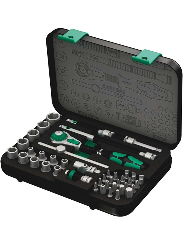 Produktfoto för SPÄRRHANDTAG SATS ZYKLOP SA2 SPEED 1/4 | Beijerbygg Byggmaterial