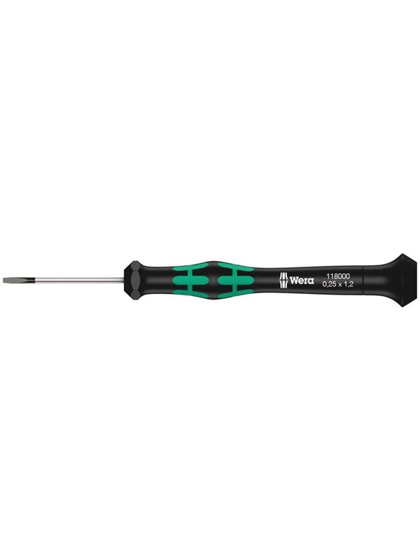 Wera 2035 screwdriver for slotted screws for electronic applicati