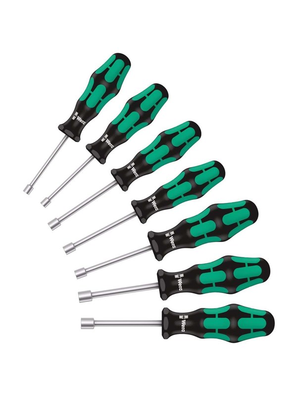 Wera 395 HO/7 SM Steckschlüssel-Schraubendrehersatz
