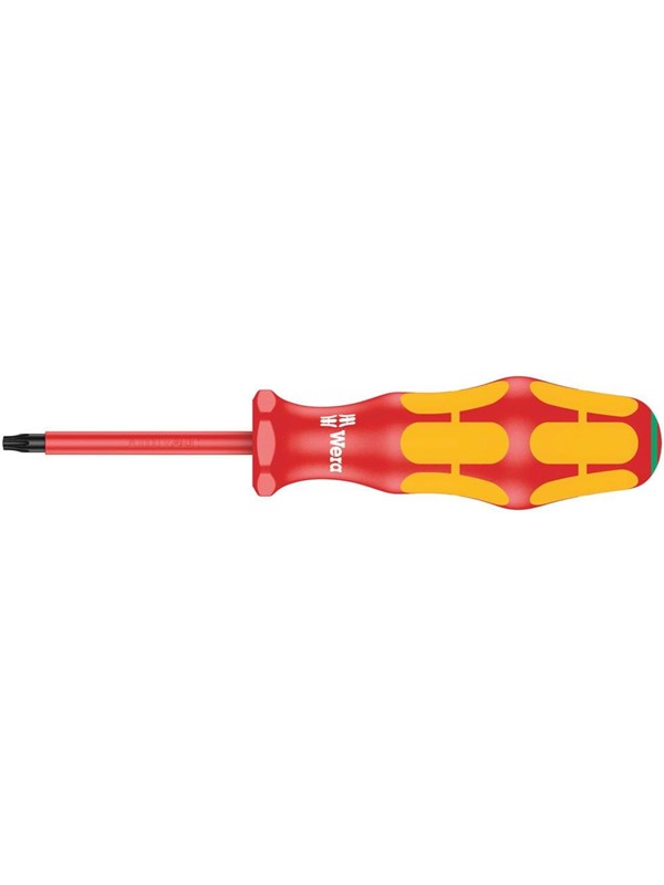 Wera 167 i vde insulated screwdriver for torx® screws tx 20 x 80