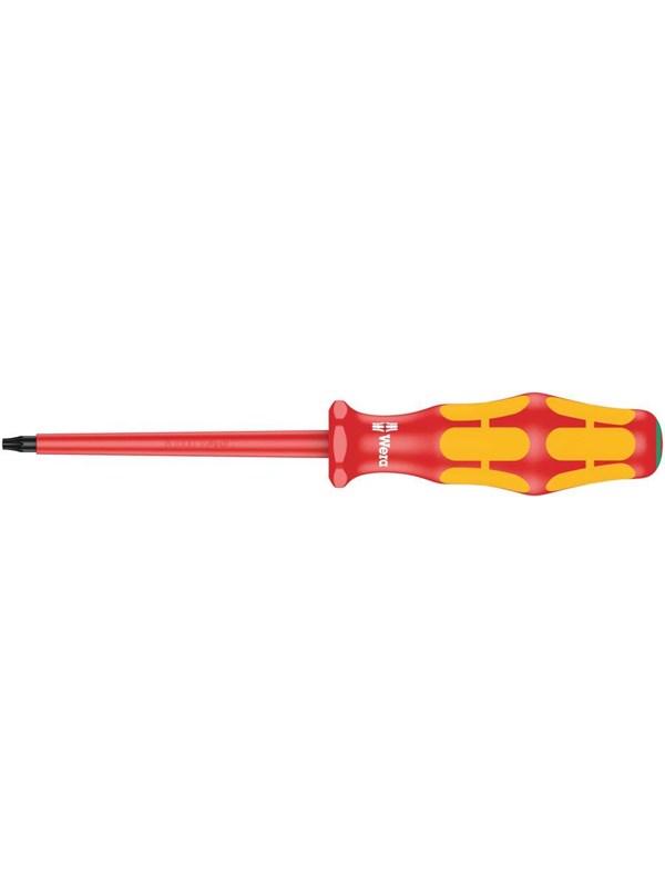 Wera 167 i vde insulated screwdriver for torx® screws tx 10 x 80