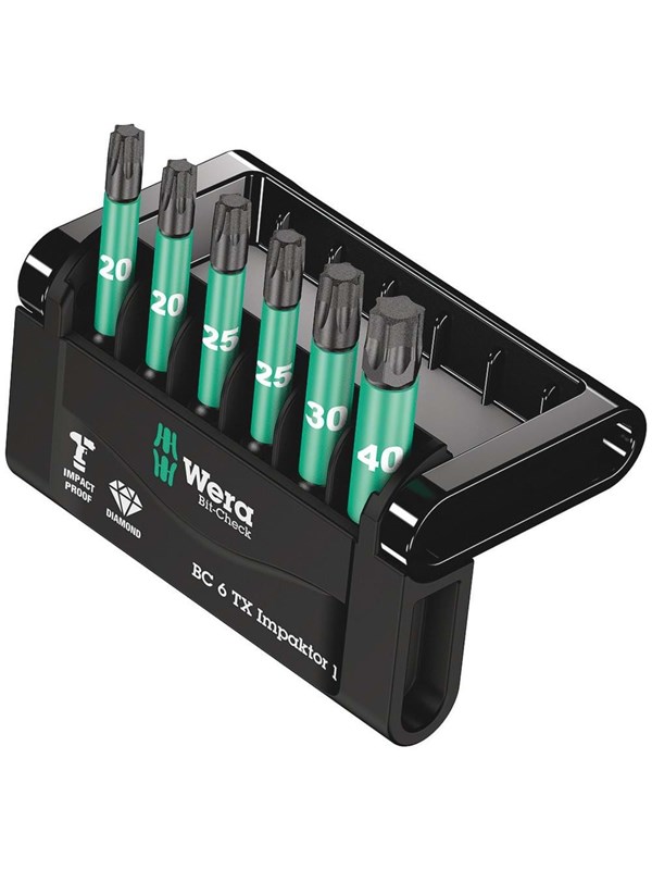 Wera Bit-Check 6 TX Impaktor 1