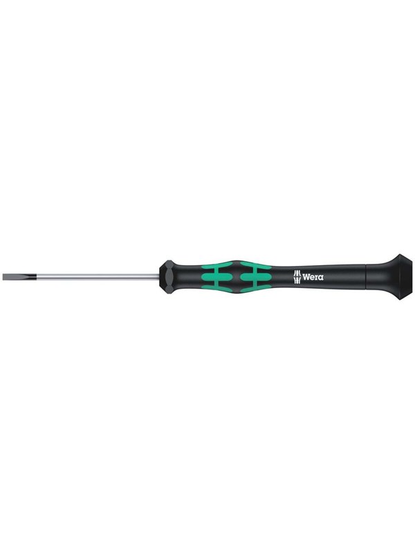 Wera 2035 Screwdriver for slotted screws for electronic applications. 0.40 x 2.0 mm