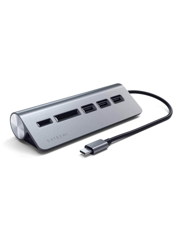 Satechi USB-C Combo Hub for Desktop USB Hub - 3 porte - Grey