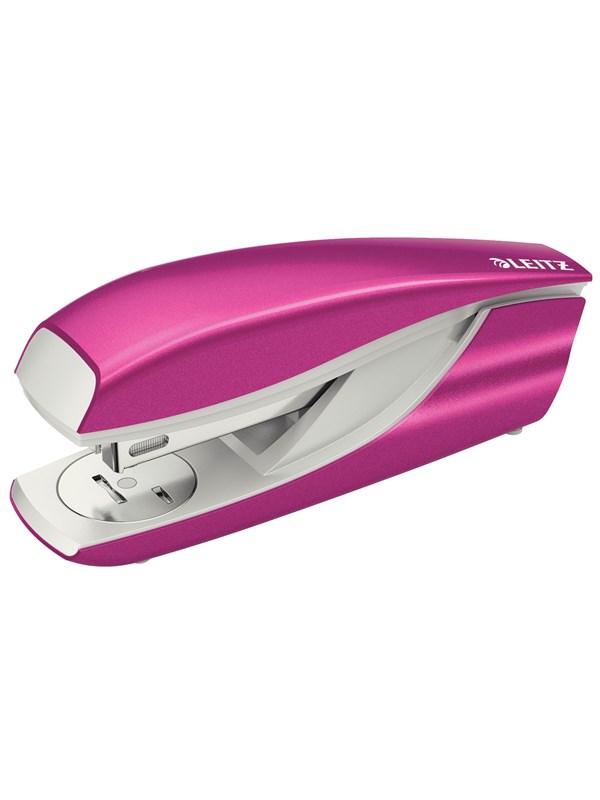 Leitz Häftapparat  WOW 5502 Metall 30 ark Rosa
