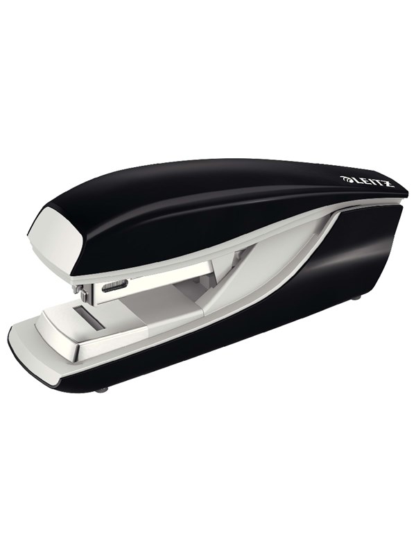 Leitz Häftapparat 5505, 30 ark Flatklammer metall Svart
