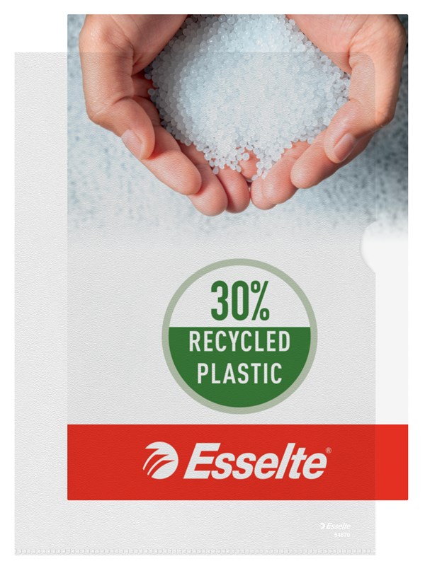 Esselte Premium Mapp A4, 30% pre-consumer återvunnen plast
