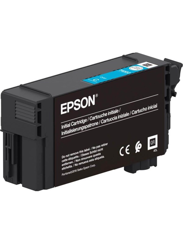 Produktfoto för Epson T40D240 - 50 ml - cyan - original - bläckpatron - för SureColor SC-T2100, SC-T3100, SC-T3100M, SC-T3100N, SC-T5100, SC-T5100M, SC-T5100N