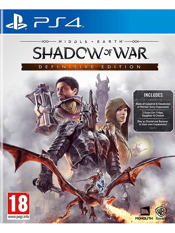 Middle-earth: Shadow of War (Definitive Edition) - Sony PlayStation 4 - Action