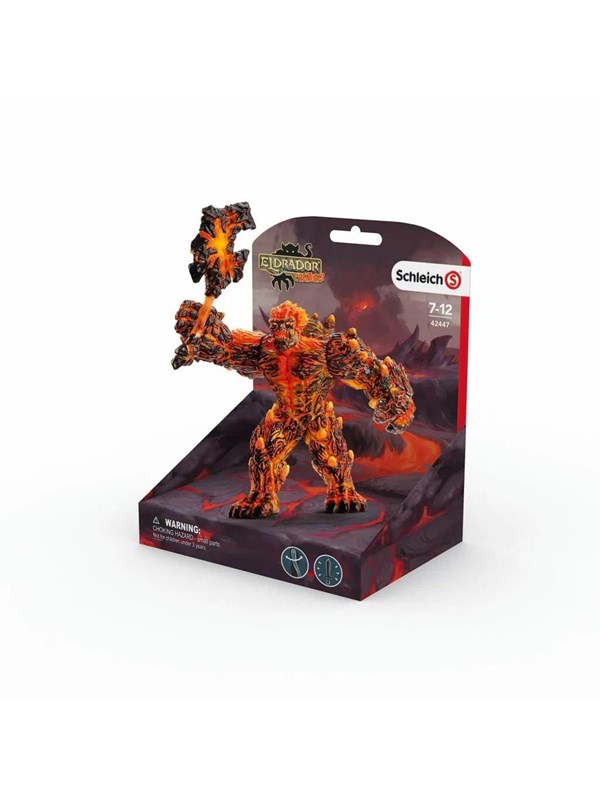 Schleich Lava-golem med vapen