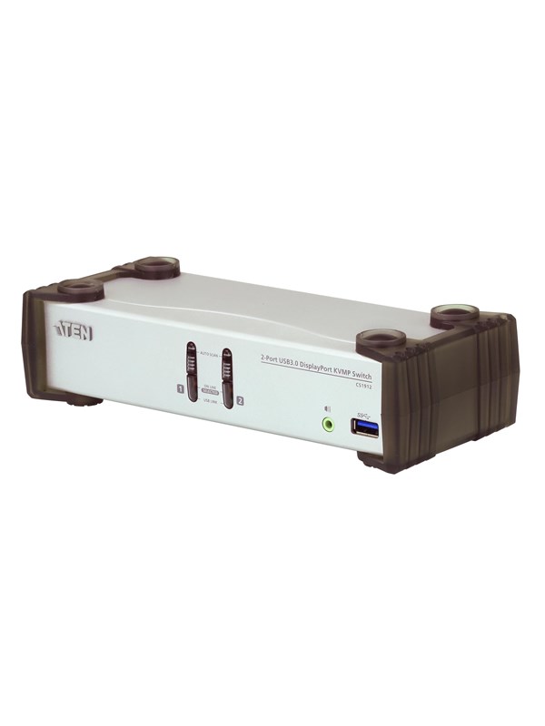 ATEN CS1912 2-Port USB 3.0 DisplayPort KVMP Switch (Cables included)