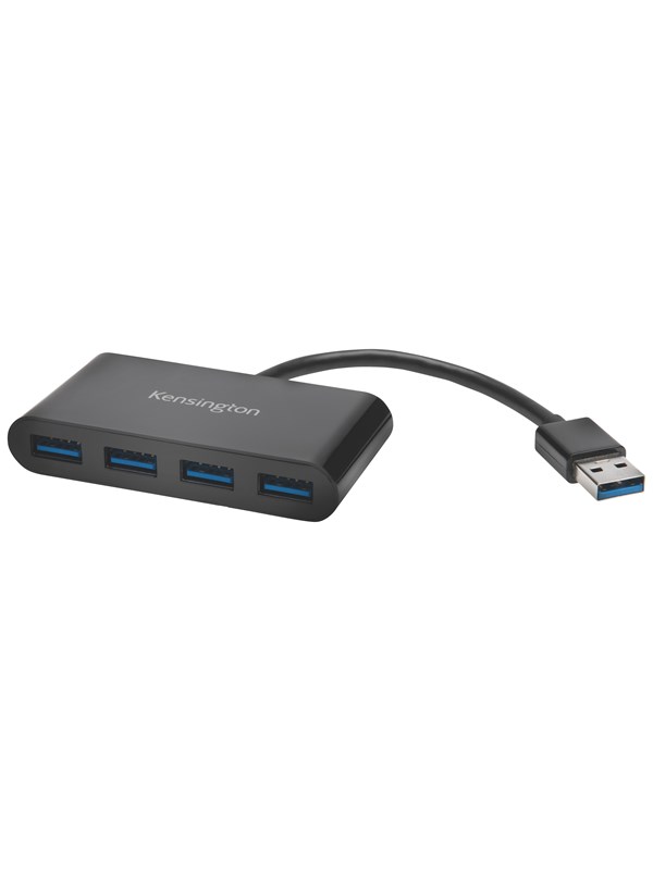 Produktfoto för Kensington Hub USB 3.0 4-Port Hub USB Hub - 4 porte - Svart
