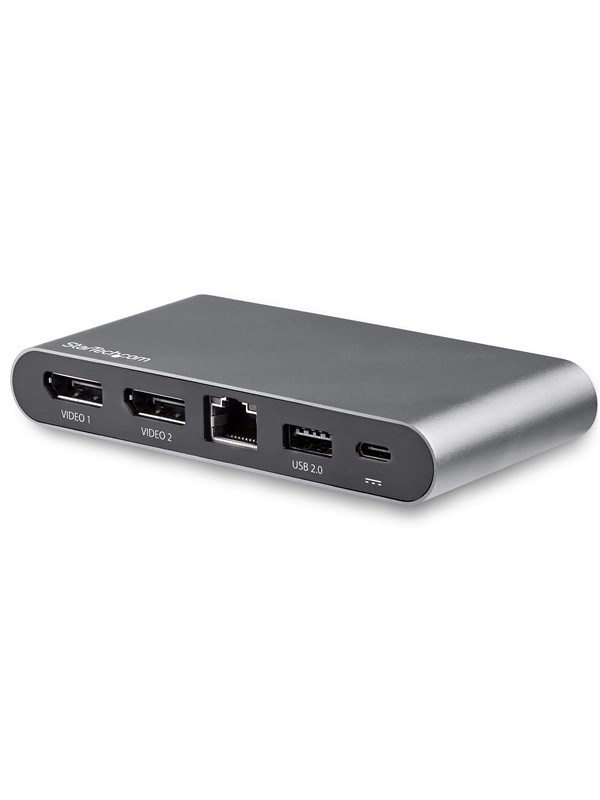 StarTech.com DK30C2DAGPD USB C Dock - 4K Dual Monitor DisplayPort - Mini Laptop Docking Station - 100W Power Delivery Passthrough