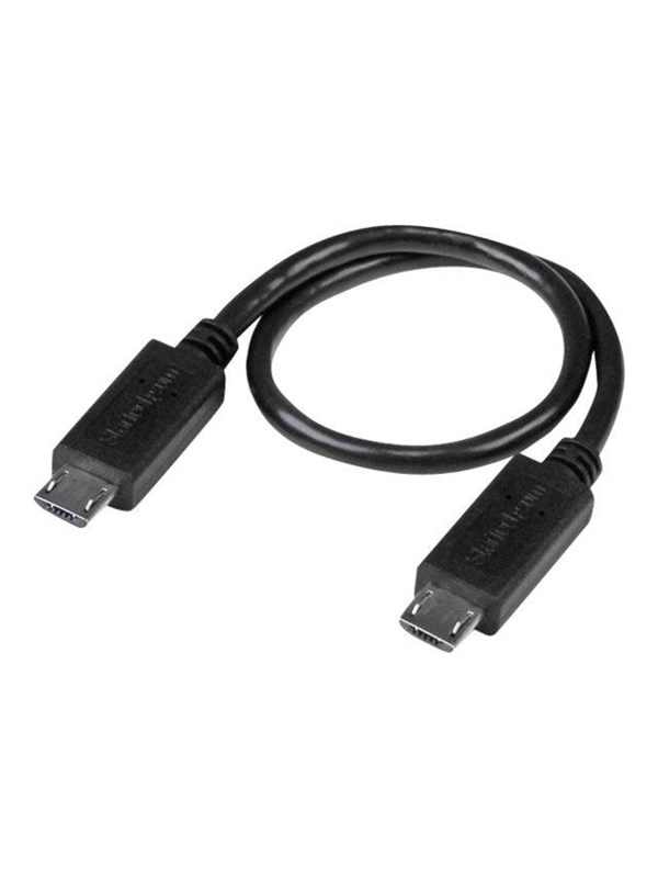 StarTech.com 8in USB OTG Cable Micro USB to Micro USB M/M - USB cable - 20.32 cm