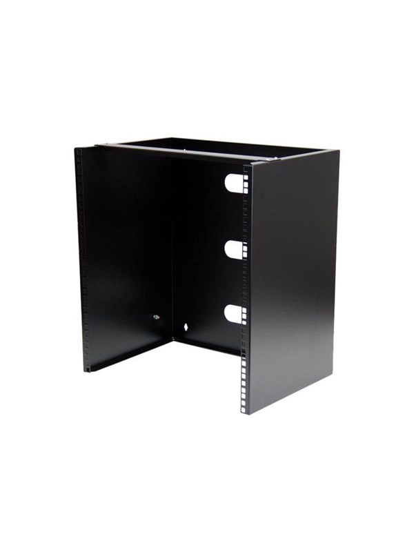 StarTech.com Wall-Mount Bracket for Shallow Rack-Mount Equipment - Solid Steel - 12U - wall mount bracket - 12U