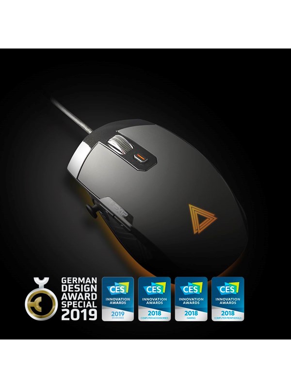 Lexip Pu94 Gaming mouse - Gamingmus - Laser - 6 knappar - Orange