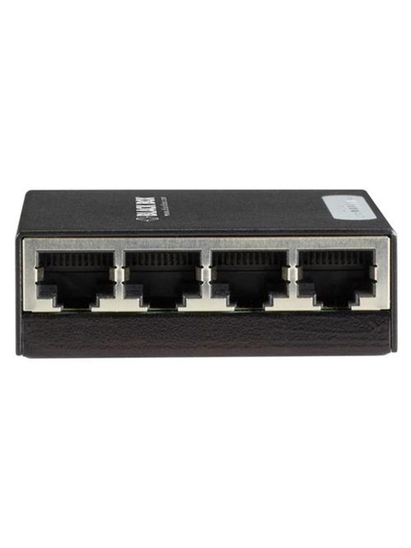 Black Box LGB300 Series Gigabit Ethernet (1000-Mbps) Switch - (4) 10/100/1000-Mbps Copper RJ45 220V AC-Power