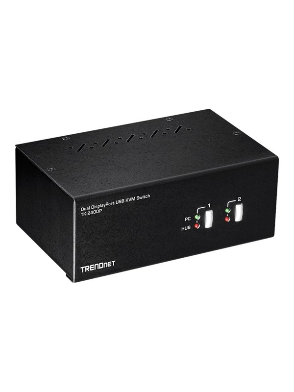 TRENDnet TK-240DP - KVM / audio / USB switch - 2 ports