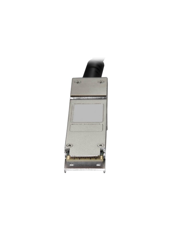 StarTech.com MSA Compliant QSFP+ Direct-Attach Twinax Cable - 3 m (10 ft) - 40 GbE - 40GBase direct attach cable - 3 m - black - Svart - 3m