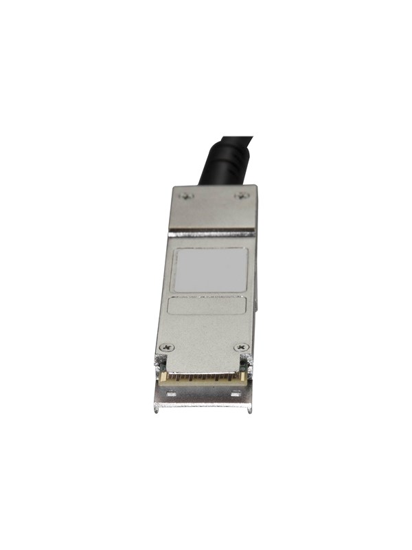 StarTech.com HP JG326A Compatible QSFP+ DAC Twinax Cable - 1 m (3.3 ft.) - 40GBase direct attach cable - 1 m - black - Svart - 1m