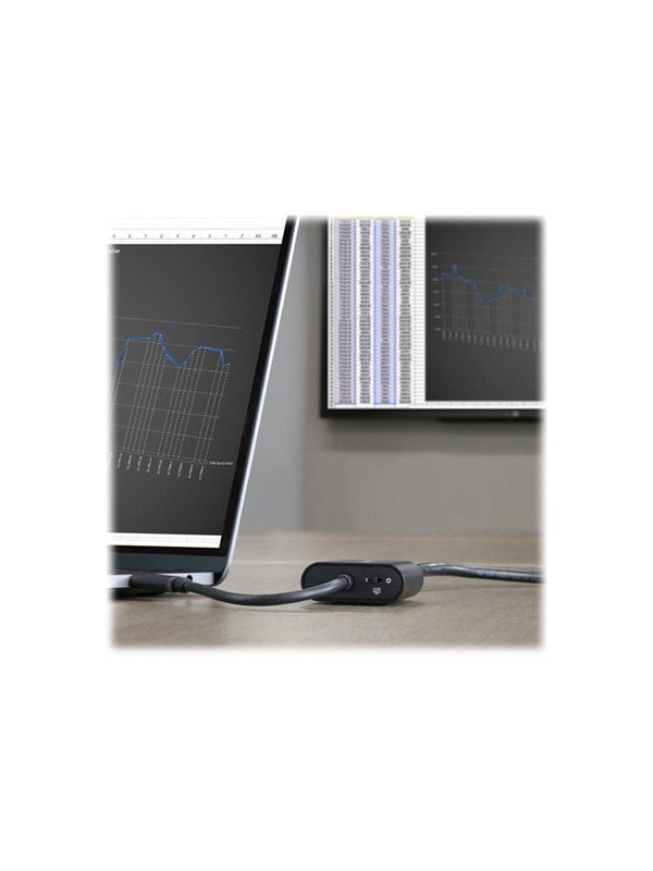 StarTech.com USB-C to VGA Adapter with Presentation Mode Switch - 1920x1200 - external video adapter