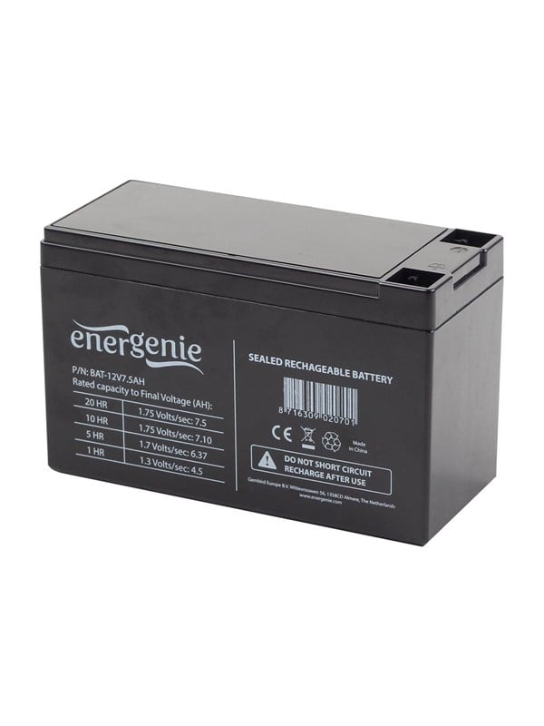 Produktfoto för Gembird BAT-12V7.5AH UPS Battery
