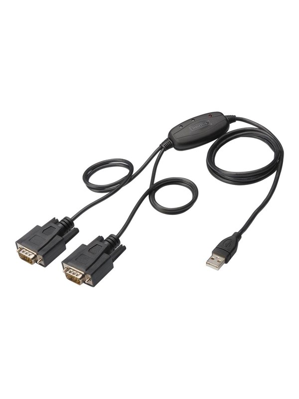 DIGITUS USB to 2x RS232 Serial Adapter