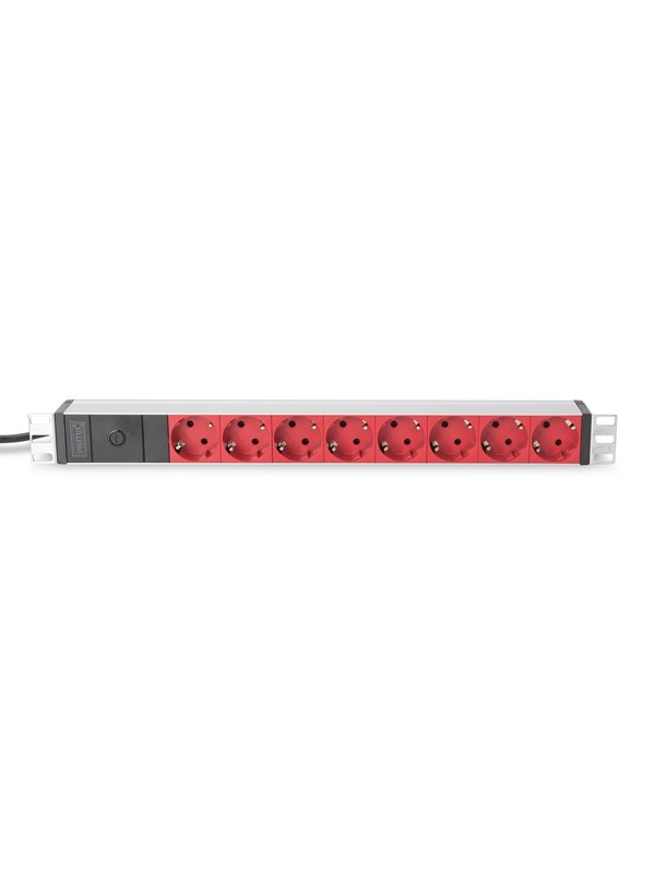 DIGITUS 8-Port - 1U - Aluminum PDU