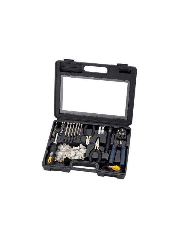Produktfoto för Deltaco Sprotek STK-985 Tool kit for computers and network cables black