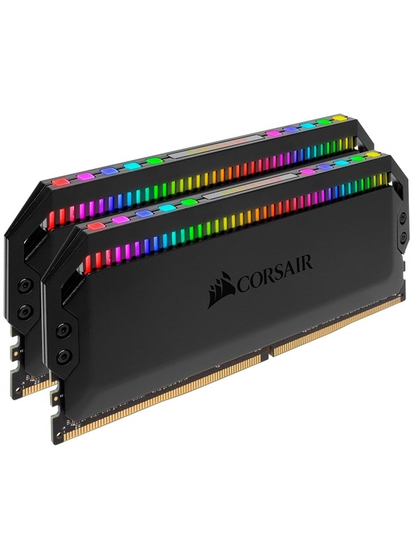 Corsair Dominator Platinum Rgb Amd Edition Ddr4 3200 16gb Cl16 Dual Channel 2 Pcs Intel Xmp Svart Med Rgb