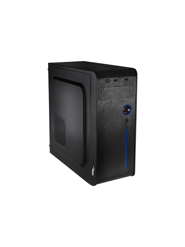 Akyga AK939BL - mid tower - ATX - Chassi - Tower - Svart