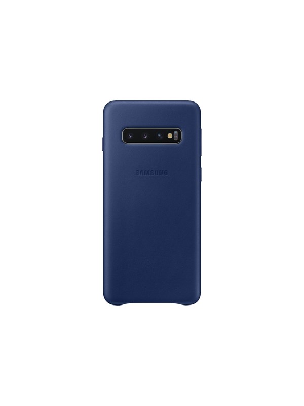 Samsung Galaxy S10 Leather Cover Blue