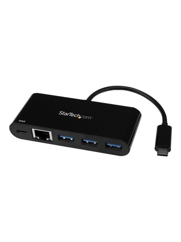 StarTech.com USB 3.0 Hub 3-port USB Hub - 3 porte - Svart