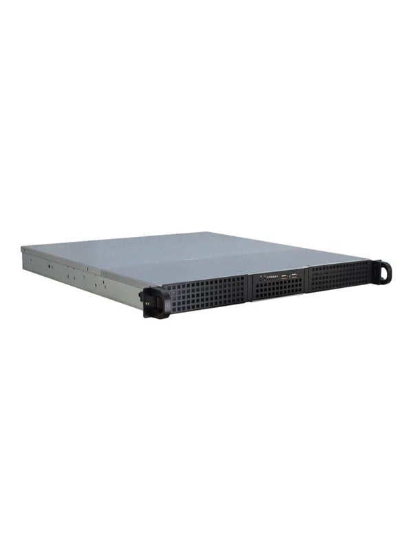 Inter-Tech IPC 1U-10248 - Chassi - Server (Rack) - Svart