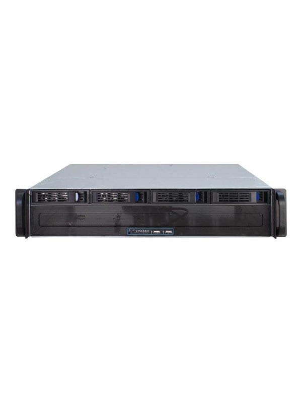 Inter-Tech IPC 2U-2404L - Chassi - Server (Rack) - Svart