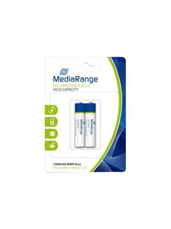 MediaRange MRBAT122 - battery 2 x AAA type NiMH