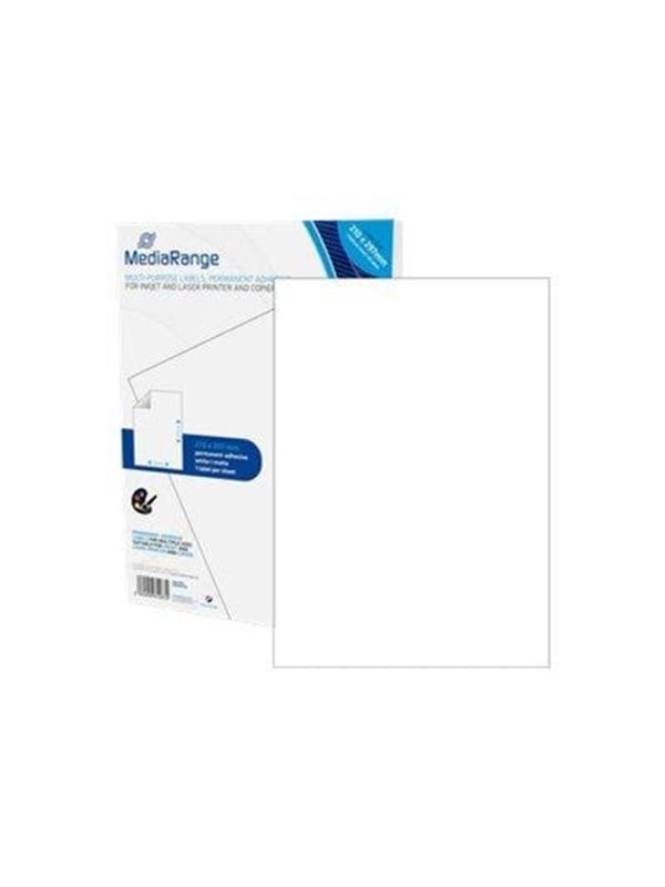 MediaRange - rectangular multipurpose labels - 50 label(s) - A4