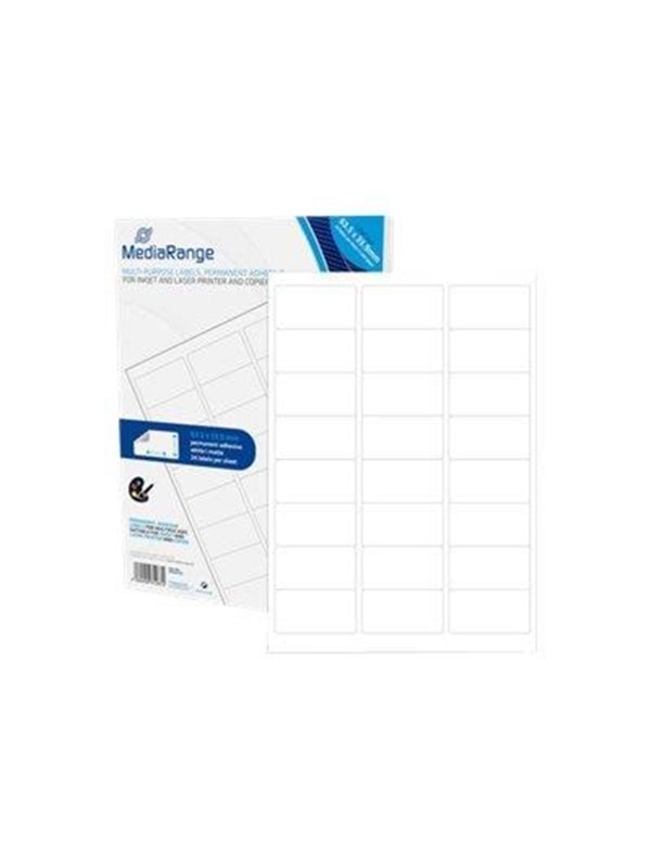 MediaRange MRINK150 - multi-purpose labels - 1200 label(s) - 63.5 x 33.9 mm