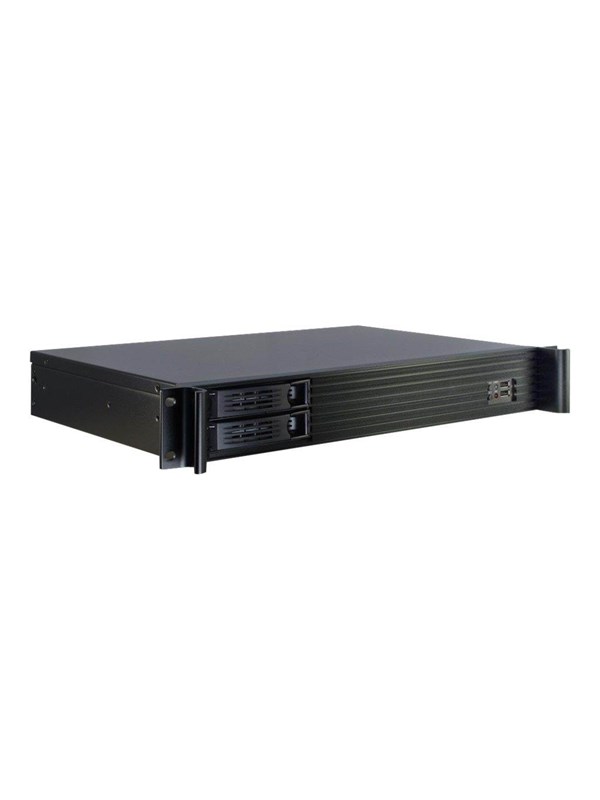 Inter-Tech 1.5U-1528L - Chassi - Server (Rack) - Svart