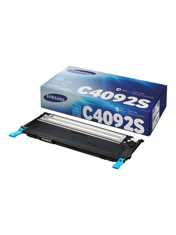 Hp Samsung Su005a / Clt C4092s Cyan Toner Tonerkassett Blå