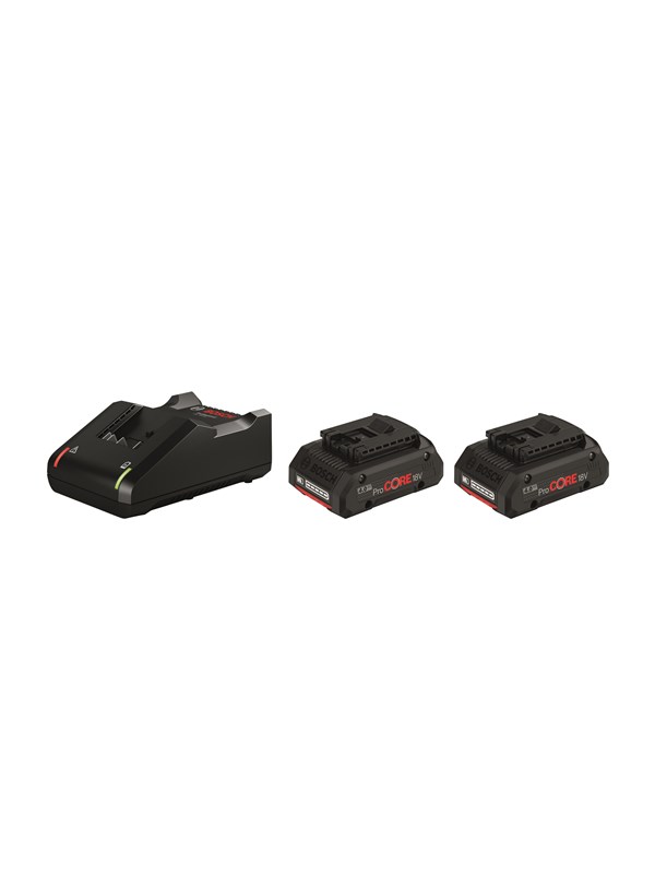 Bosch Professional Blue bosch 18v batterykit w/charger 18v-40 2x4.0ah