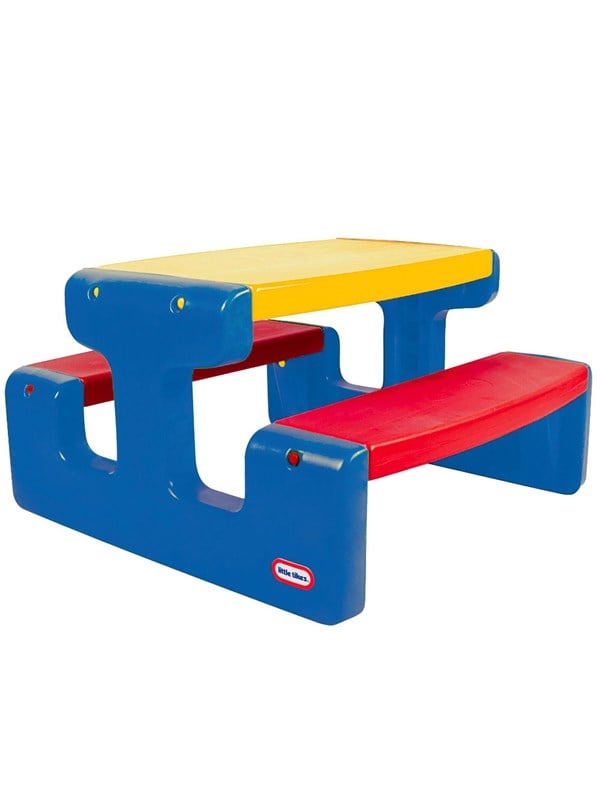 Produktfoto för Little Tikes Junior Picknickbord - Primärfärger